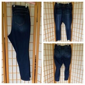 Fashion Nova Dark Wash High Rise Jeans SZ 14